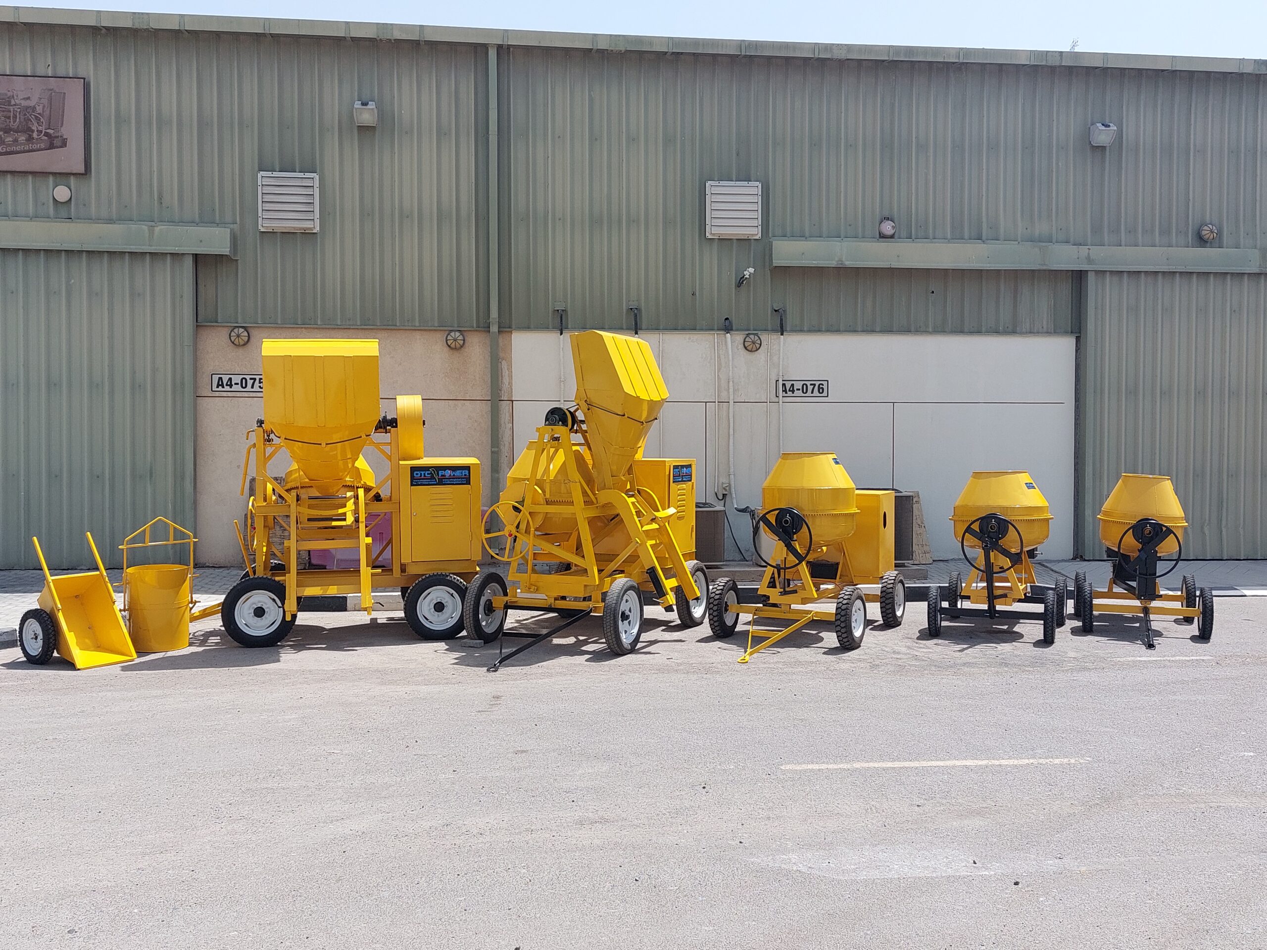 concrete mixers